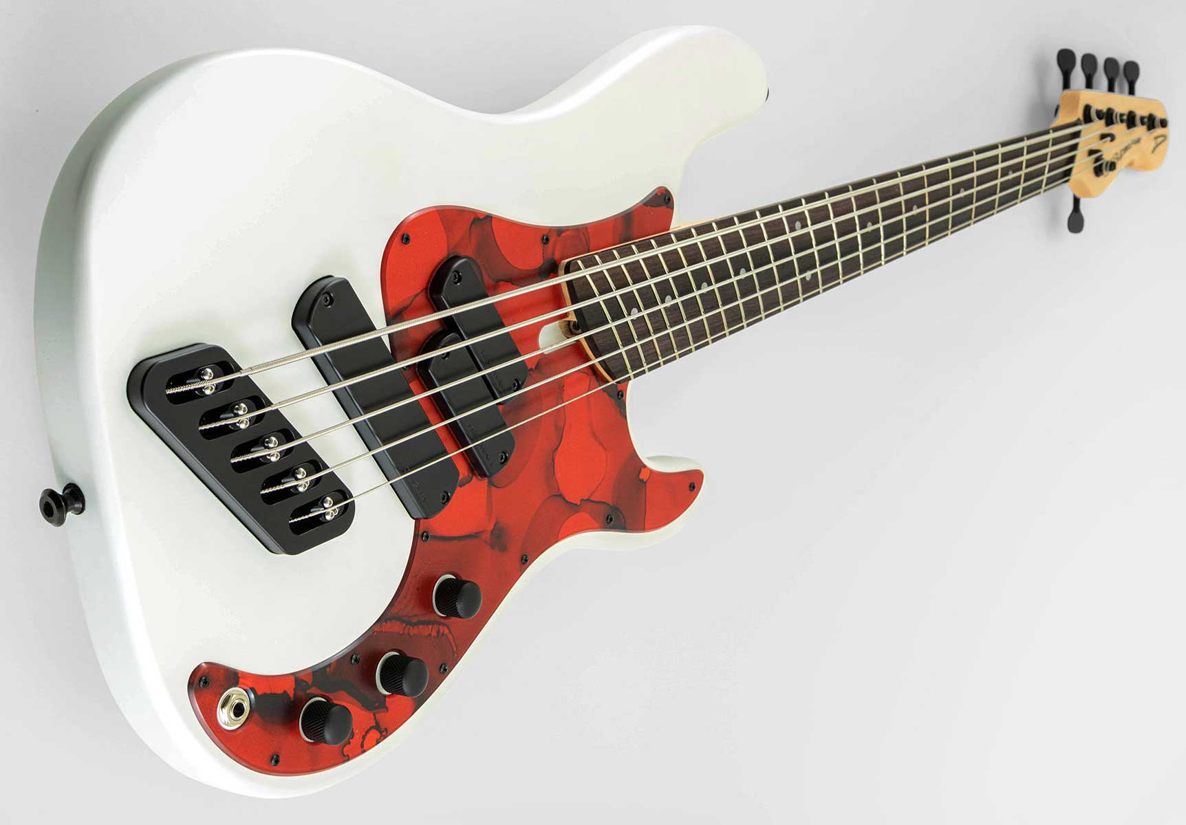 Dingwall Sp1 4c Rw - Matte Ducati Pearl White - Bajo eléctrico de cuerpo sólido - Variation 1