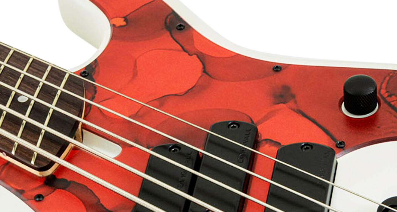 Dingwall Sp1 5c Rw - Ducati Pearl White - Bajo eléctrico de cuerpo sólido - Variation 2