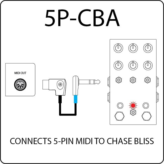 Disaster Area 5p-cba Midi To Chase Bliss Cable - Cable - Variation 1