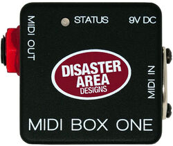 Controlador midi Disaster area MIDI Box One DIN To 6.35mm Jack Converter