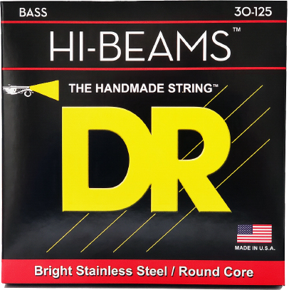Dr Jeu De 6 Cordes Hi-beams Stainless Steel 30-125 - Cuerdas para bajo eléctrico - Main picture