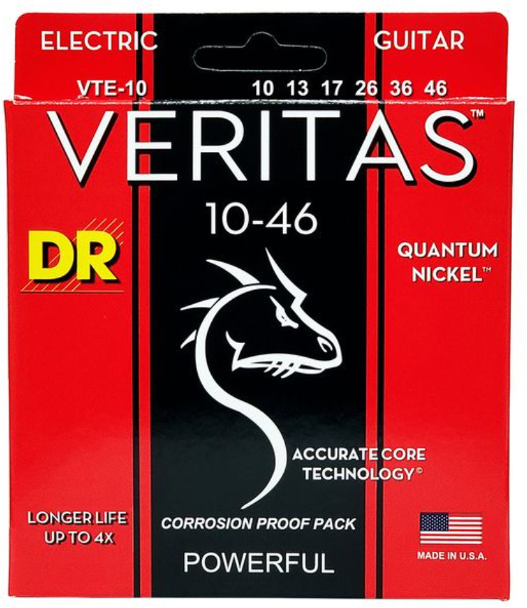 Dr Vte-10 Veritas Electric Guitar 6c 10-46 - Cuerdas guitarra eléctrica - Main picture