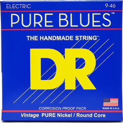 Cuerdas guitarra eléctrica Dr PHR-9/46 Pure Blues 09-46 - Juego de cuerdas