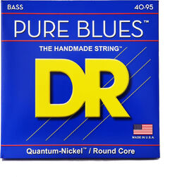 Cuerdas para bajo eléctrico Dr Pure Blues Quantum Nickel 40-95 Victor Wooten Signature - Juego de 4 cuerdas