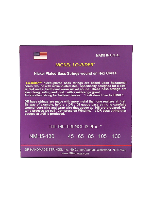 Dr Lo-rider Nickel Plated Steel 45-130 - Cuerdas para bajo eléctrico - Variation 2