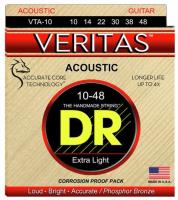 VTA-10 Acoustic Guitar 6-String Set Veritas Phosphor Bronze 10-48 - juego de cuerdas