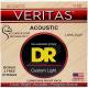 VTA-11 VERITAS Coated Core Custom Light 11-50 - juego de cuerdas