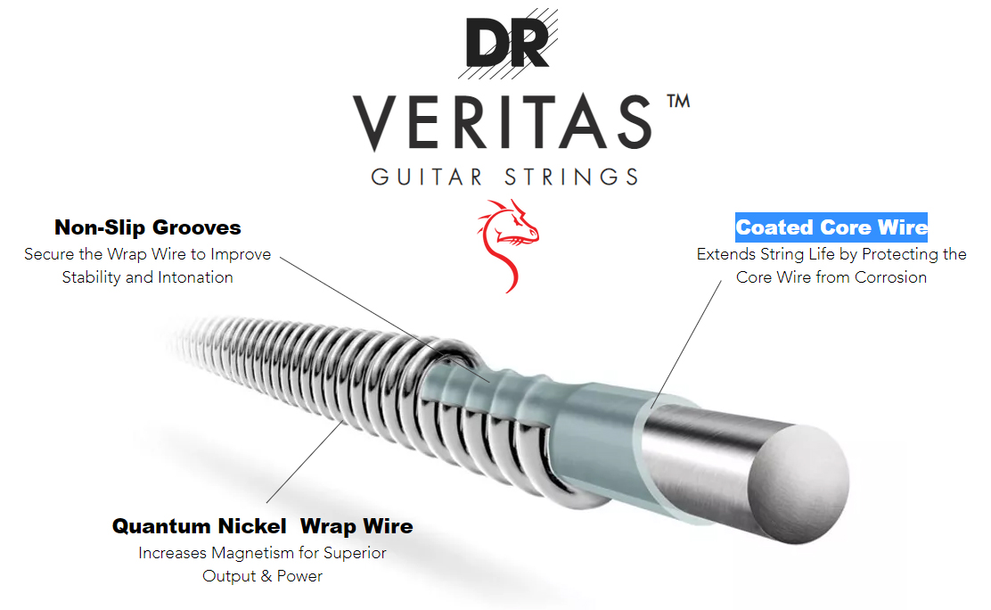 Dr Vte-10 Veritas Electric Guitar 6c 10-46 - Cuerdas guitarra eléctrica - Variation 1