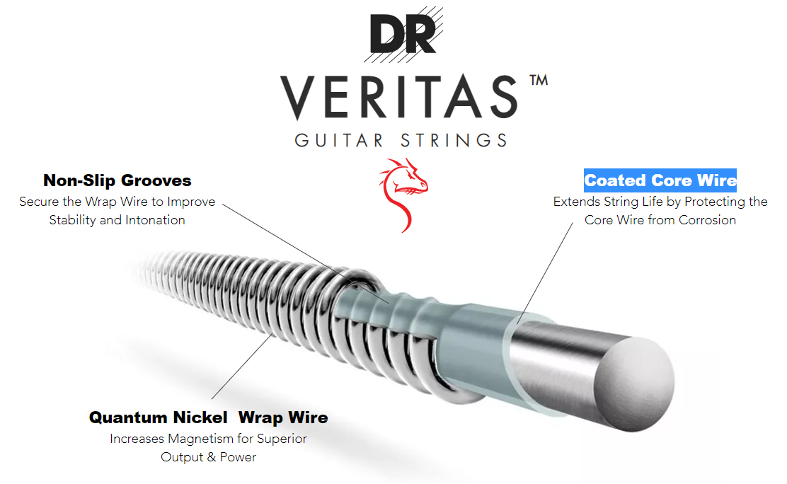 Dr Vte-9 Veritas Electric Guitar 6c 9-42 - Cuerdas guitarra eléctrica - Variation 2