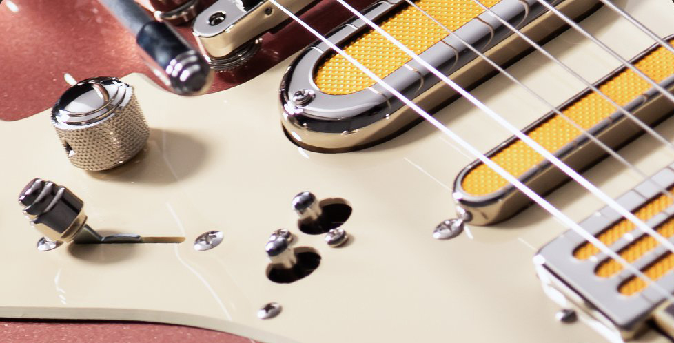 Duesenberg Bros. Landreth Joey's Guitar Signature  Rw Trem - Sunset Rose - Guitarra electrica retro rock - Variation 3
