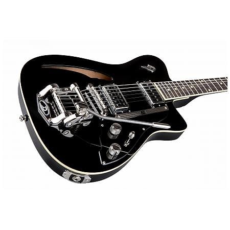 Duesenberg Caribou Hs Trem Rw - Black - Guitarra eléctrica de corte único. - Variation 1