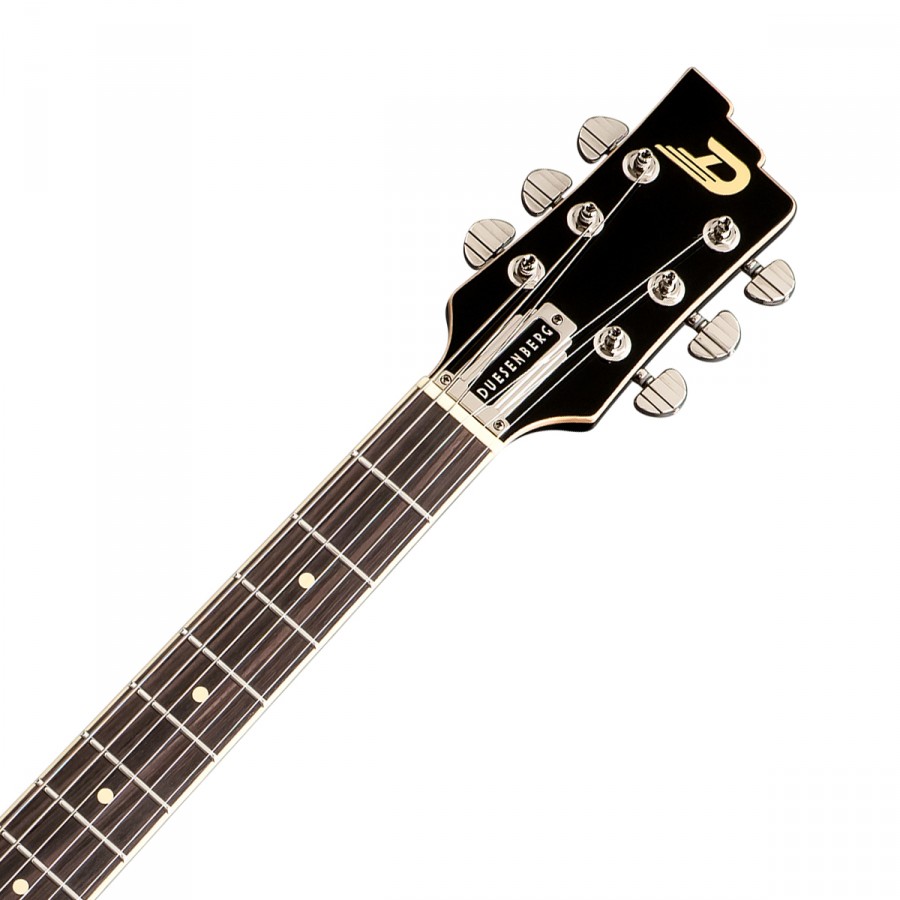 Duesenberg Caribou Hs Trem Rw - Black - Guitarra eléctrica de corte único. - Variation 2