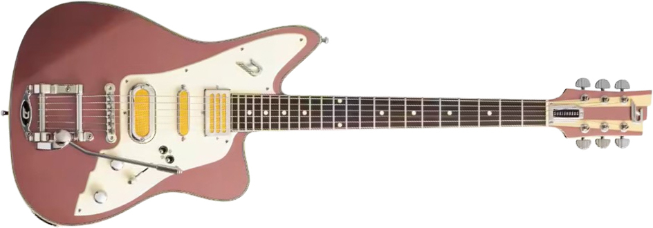 Duesenberg Bros. Landreth Joey's Guitar Signature  Rw Trem - Sunset Rose - Guitarra electrica retro rock - Main picture