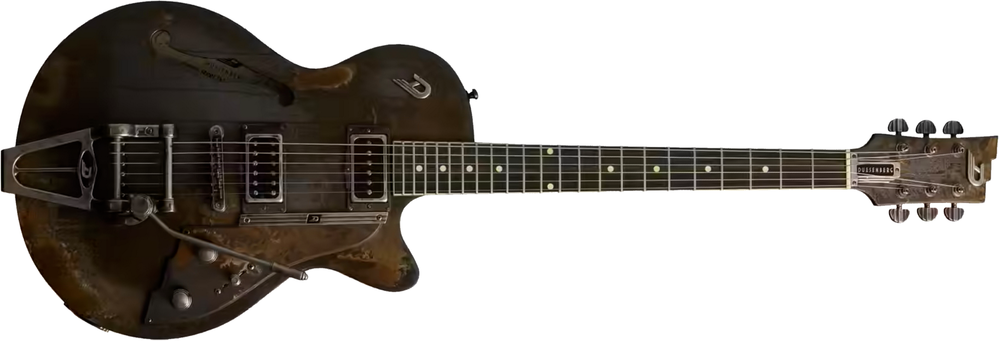 Duesenberg Custom Shop Starplayer Tv Hs Trem Rw - Rusty Relic - Guitarra eléctrica semi caja - Main picture