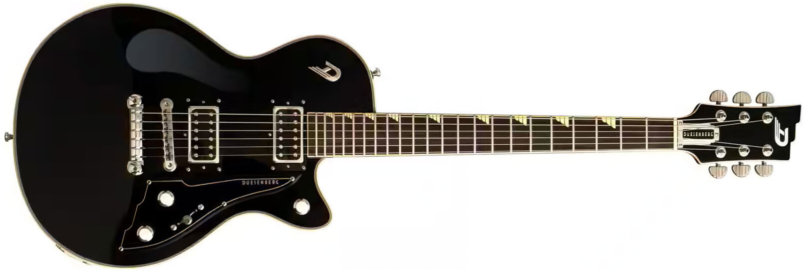 Duesenberg Fantom S 2h Ht Rw - Black - Guitarra eléctrica de corte único. - Main picture
