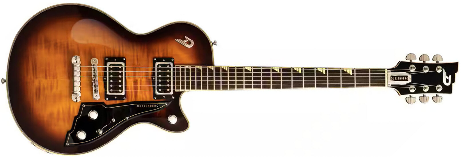 Duesenberg Fantom S 2h Ht Rw - Tobacco Burst - Guitarra eléctrica de corte único. - Main picture