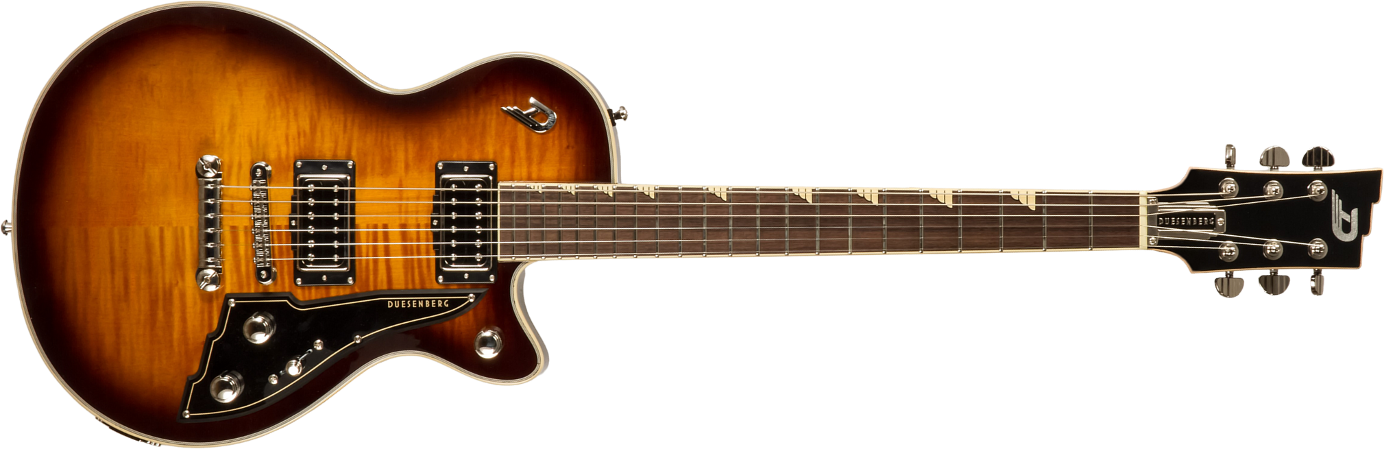Duesenberg Fantom S 2h Ht Rw - Light Antique Burst - Guitarra eléctrica de corte único. - Main picture