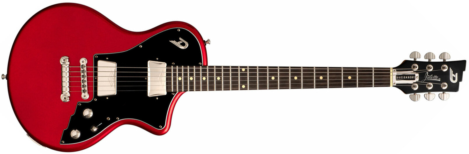 Duesenberg Julietta 2h Ht Rw - Catalina Red - Guitarra eléctrica de corte único. - Main picture