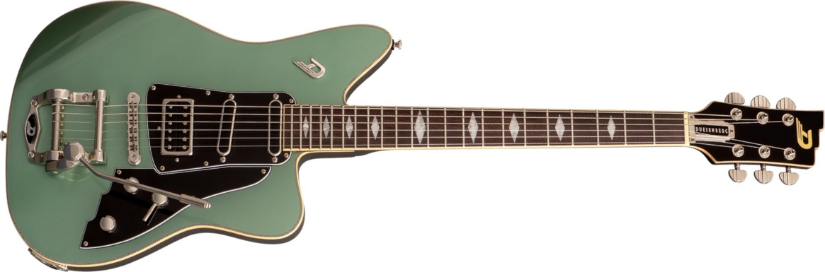 Duesenberg Paloma Hss Trem Rw - Catalina Harbor Green - Guitarra eléctrica de corte único. - Main picture