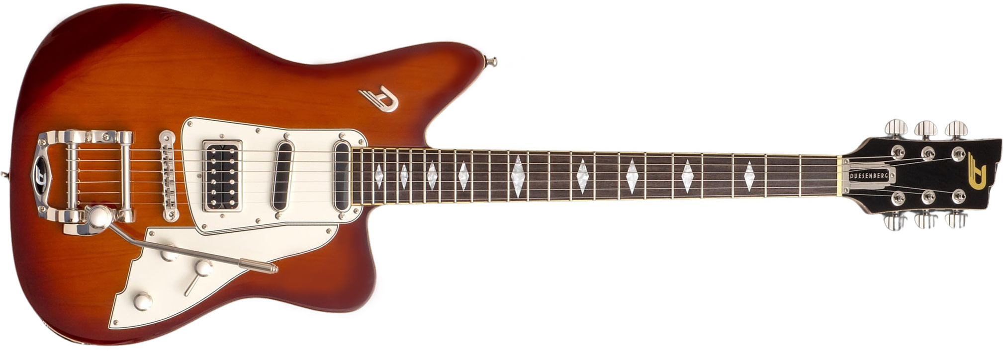 Duesenberg Paloma Hss Trem Rw - Vintage Burst - Guitarra eléctrica de corte único. - Main picture