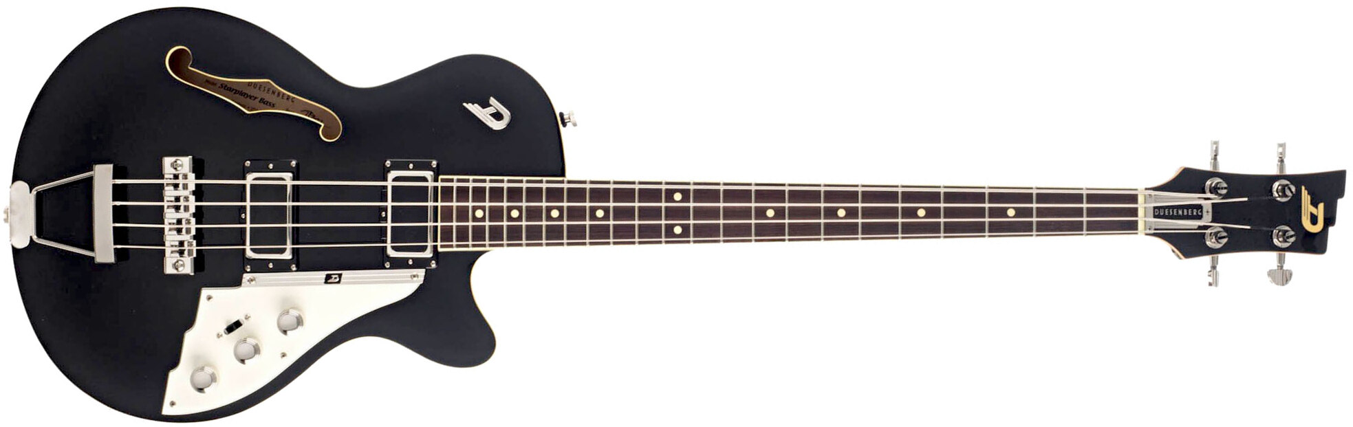 Duesenberg Starplayer Bass Shsc Rw - Black - Bajo eléctrico de cuerpo sólido - Main picture