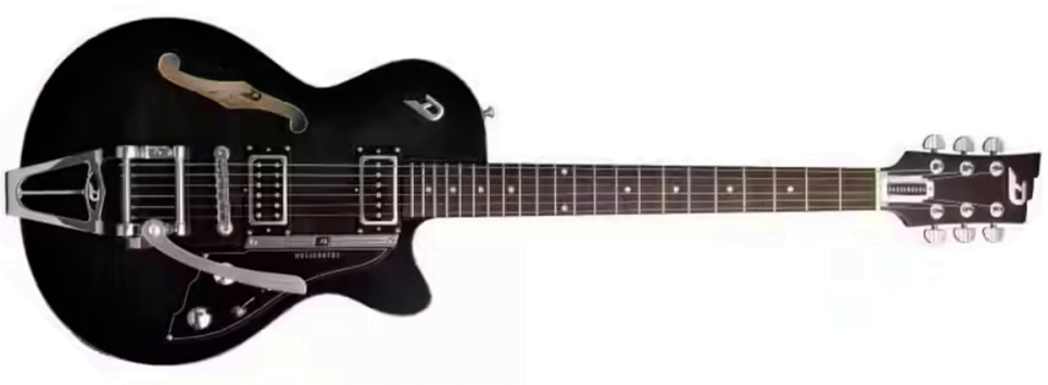 Duesenberg Starplayer Cbr Hs Trem Bigsby Rw - Transparent Black Burst - Guitarra eléctrica semi caja - Main picture