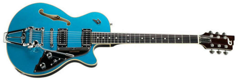 Duesenberg Starplayer Iii Hs Trem Rw - Catalina Blue - Guitarra eléctrica semi caja - Main picture