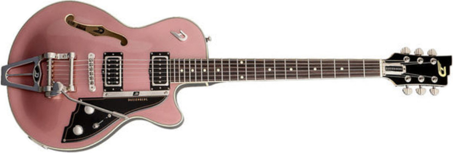 Duesenberg Starplayer Tv Hs Trem Rw - Catalina Sunset Rose - Guitarra eléctrica semi caja - Main picture