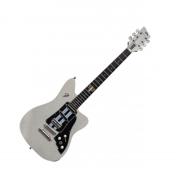 Duesenberg Dave Baksh Signature Alliance Hss Ht Rw - White Sparkle - Guitarra electrica retro rock - Variation 5