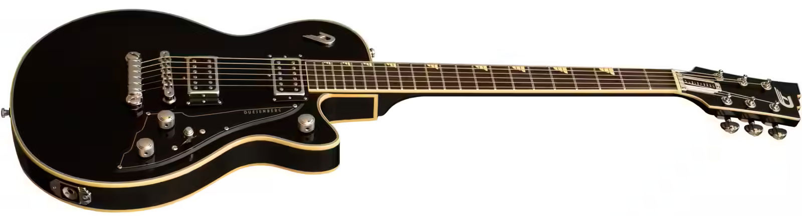Duesenberg Fantom S 2h Ht Rw - Black - Guitarra eléctrica de corte único. - Variation 2