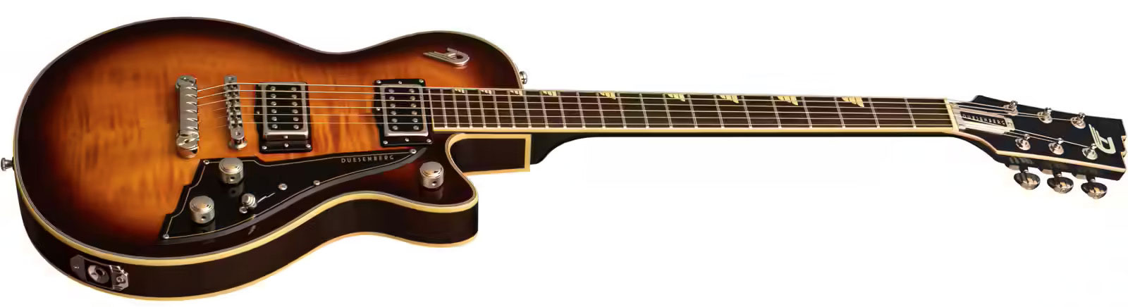 Duesenberg Fantom S 2h Ht Rw - Tobacco Burst - Guitarra eléctrica de corte único. - Variation 2