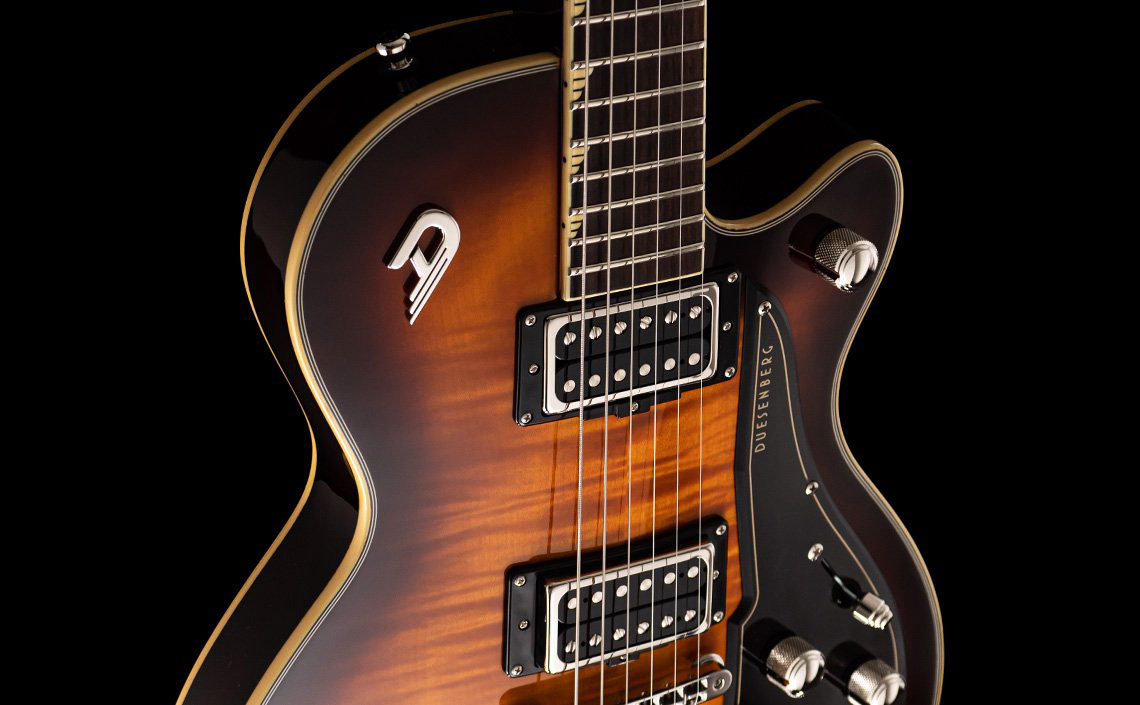 Duesenberg Fantom S 2h Ht Rw - Tobacco Burst - Guitarra eléctrica de corte único. - Variation 3