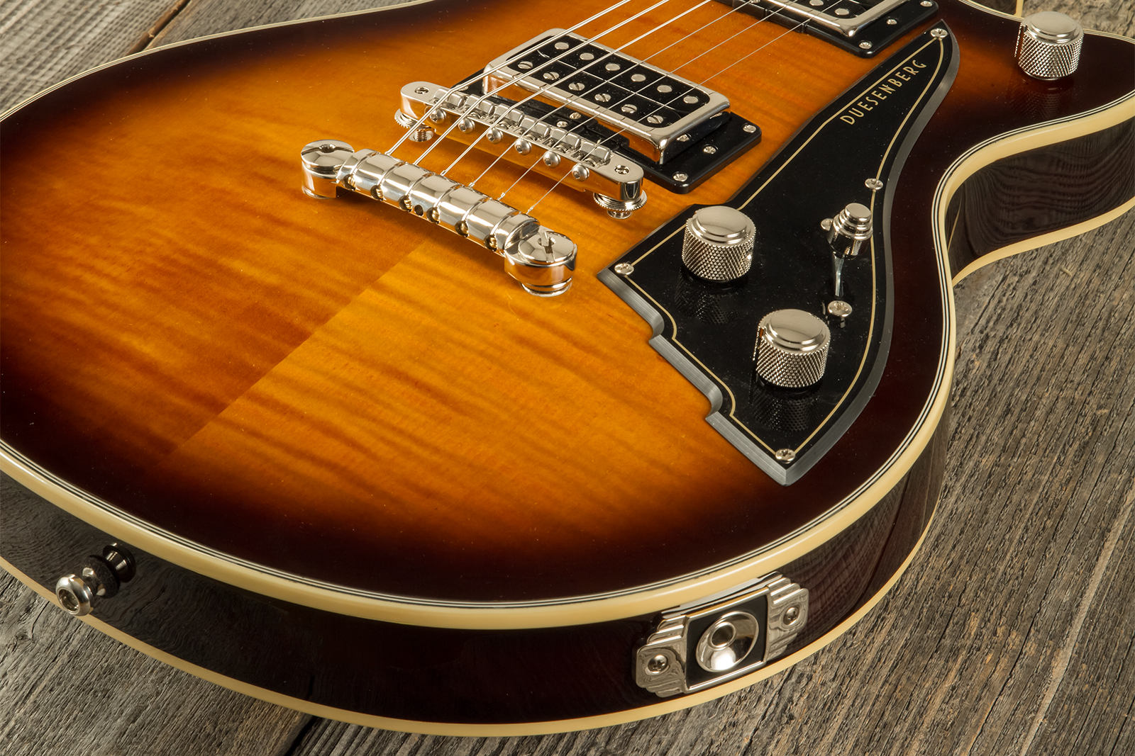 Duesenberg Fantom S 2h Ht Rw - Light Antique Burst - Guitarra eléctrica de corte único. - Variation 5