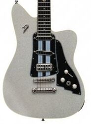 Guitarra electrica retro rock Duesenberg Dave Baksh Signature Alliance - White sparkle