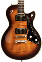 Guitarra eléctrica de corte único. Duesenberg Fantom Series S - Tobacco burst