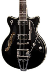 Guitarra eléctrica semi caja Duesenberg Fullerton TV - Black