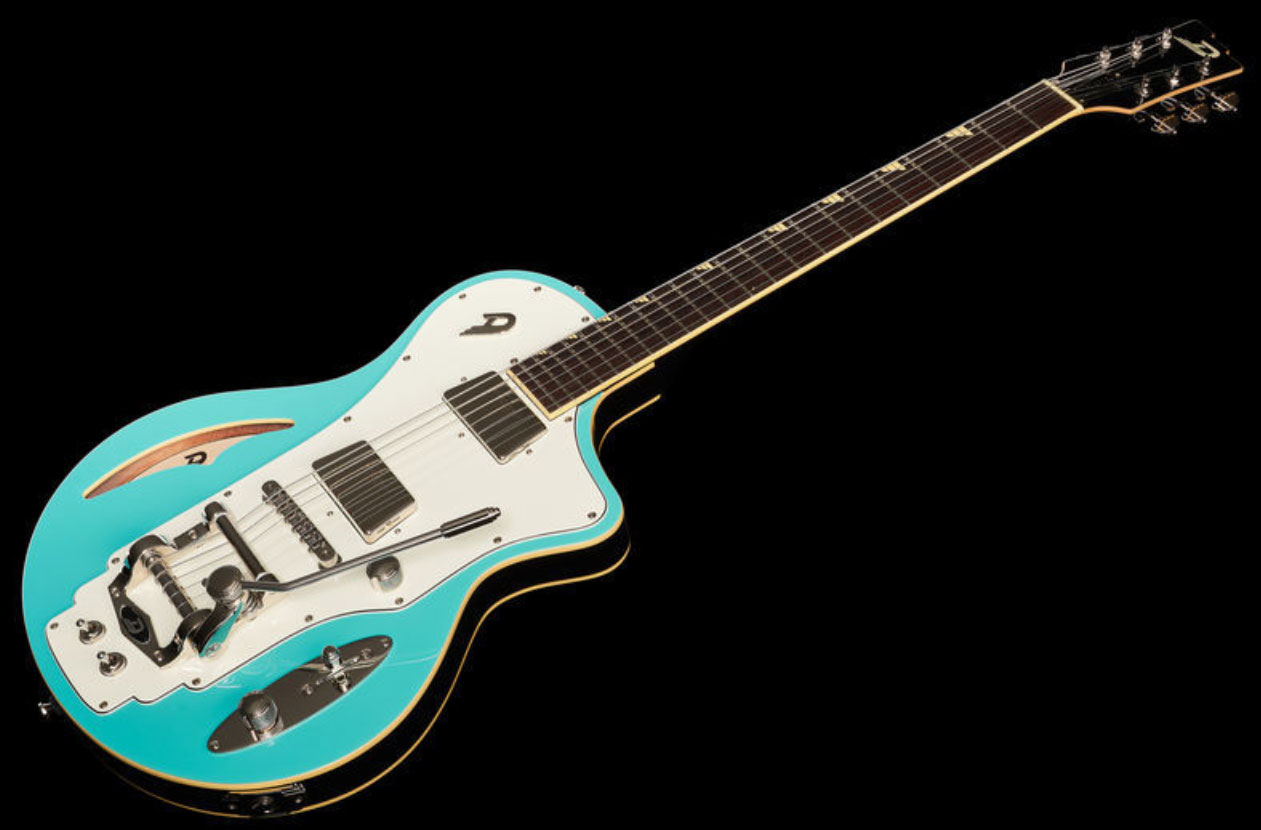 Duesenberg Julia Hs Trem Rw - Narvik Blue - Guitarra eléctrica de corte único. - Variation 1