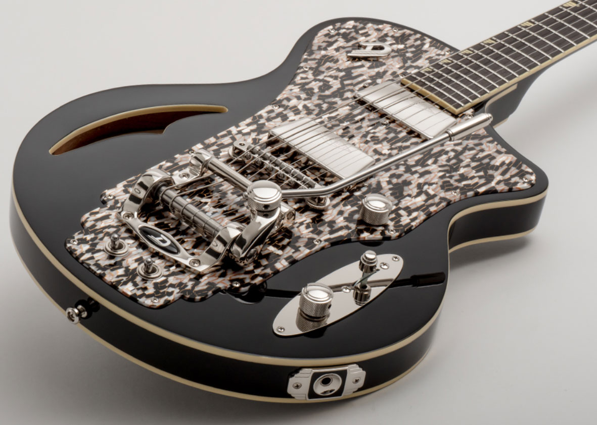 Duesenberg Julia Hs Trem Rw - Black - Guitarra eléctrica de corte único. - Variation 1