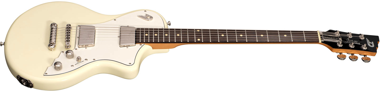 Duesenberg Julietta 2h Ht Rw - Vintage White - Guitarra eléctrica de corte único. - Variation 1