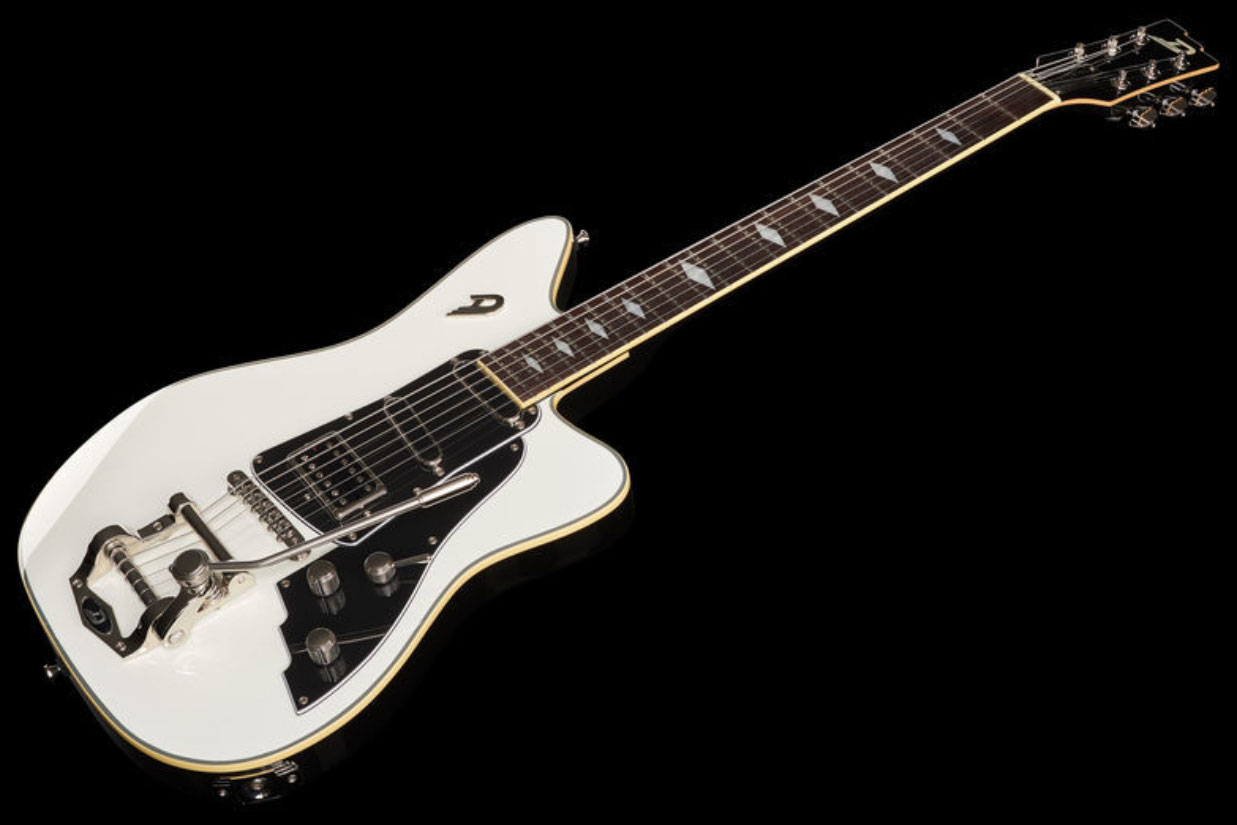 Duesenberg Paloma Hss Trem Rw - White - Guitarra eléctrica de corte único. - Variation 1