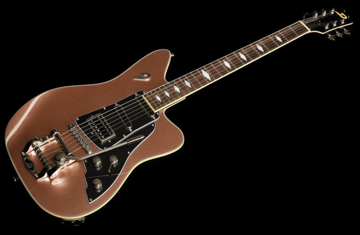 Duesenberg Paloma Hss Trem Rw - Catalina Sunset Rose - Guitarra eléctrica de corte único. - Variation 1