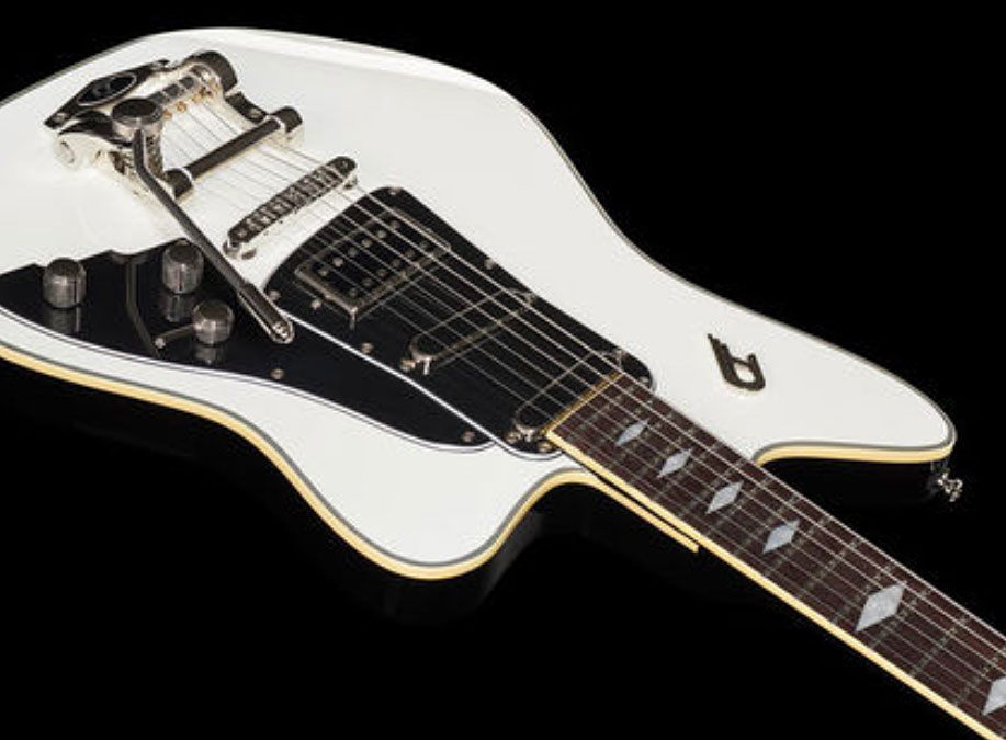 Duesenberg Paloma Hss Trem Rw - White - Guitarra eléctrica de corte único. - Variation 2