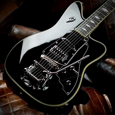 Duesenberg Paloma Hss Trem Rw - Black - Guitarra eléctrica de corte único. - Variation 6