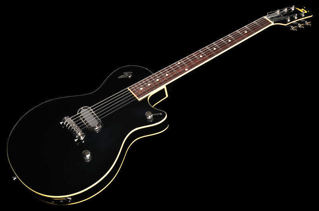 Duesenberg Senior Chambered H Ht Rw - Black - Guitarra eléctrica de corte único. - Variation 1