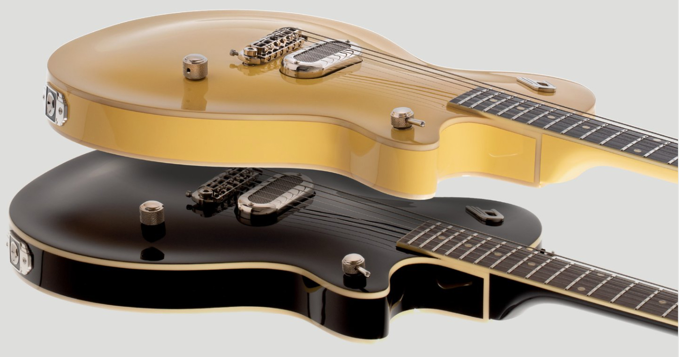 Duesenberg Senior Chambered H Ht Rw - Blonde - Guitarra eléctrica de corte único. - Variation 2