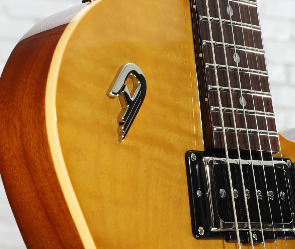 Duesenberg Starplayer Cbr Hs Trem Bigsby Rw - Transparent Honey - Guitarra eléctrica semi caja - Variation 2