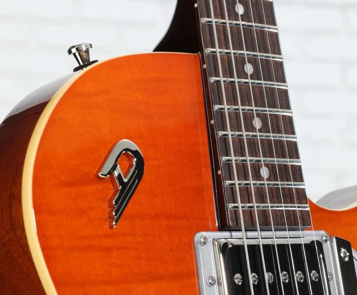 Duesenberg Starplayer Cbr Hs Trem Bigsby Rw - Transparent Vintage Orange - Guitarra eléctrica semi caja - Variation 3