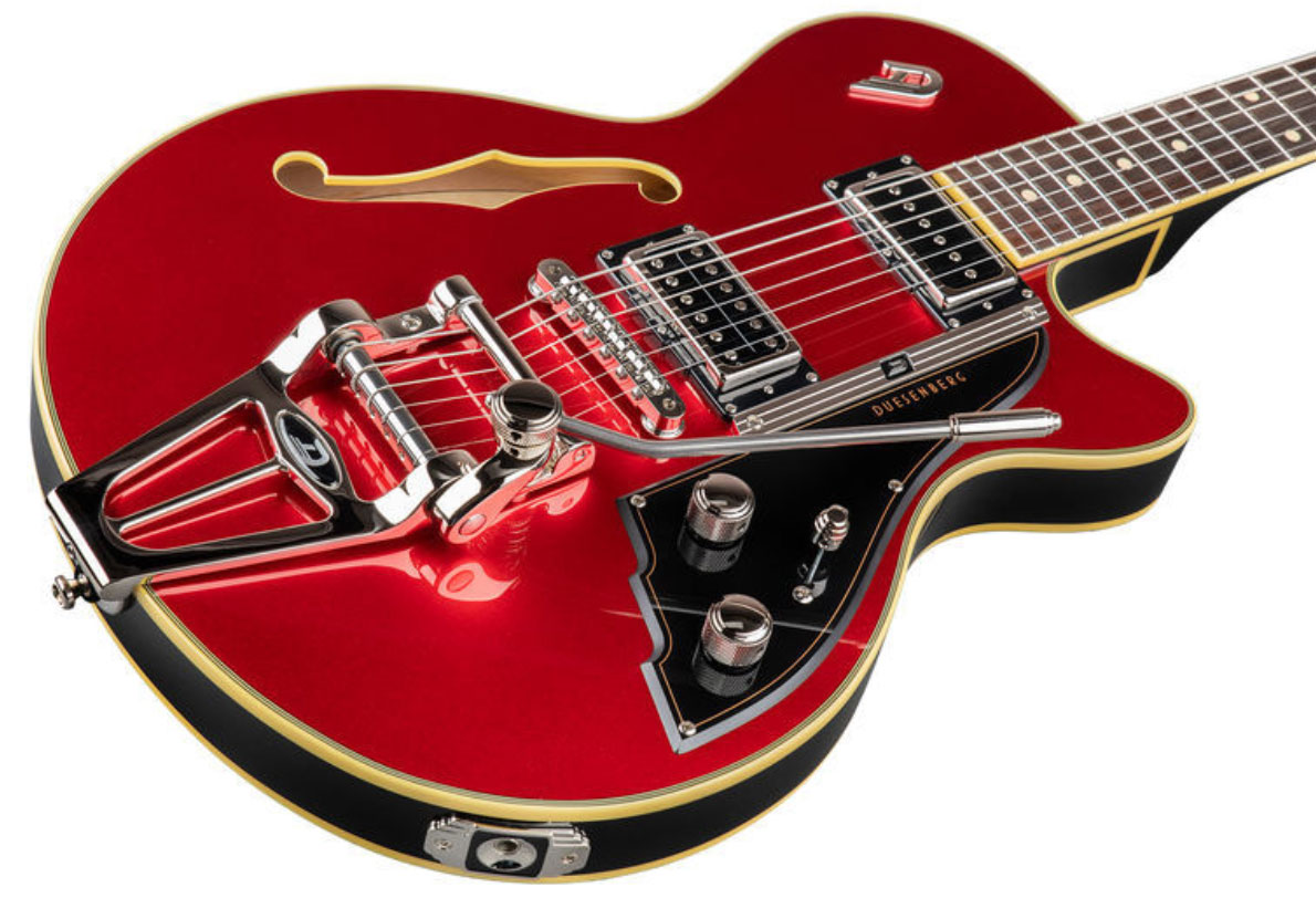 Duesenberg Starplayer Iii Hs Trem Rw - Catalina Red - Guitarra eléctrica semi caja - Variation 1