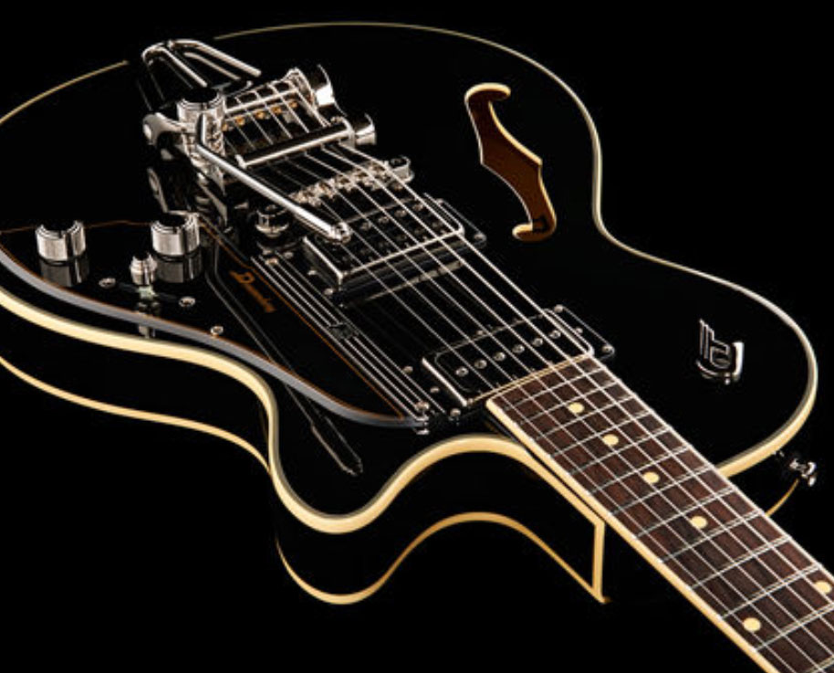 Duesenberg Starplayer Iii Hs Trem Rw - Black - Guitarra eléctrica semi caja - Variation 2