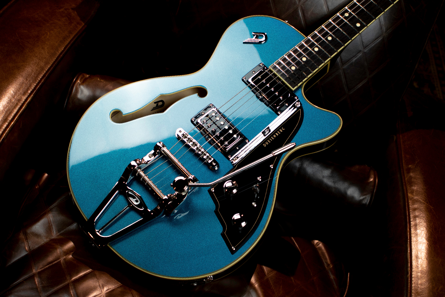 Duesenberg Starplayer Iii Hs Trem Rw - Catalina Blue - Guitarra eléctrica semi caja - Variation 2